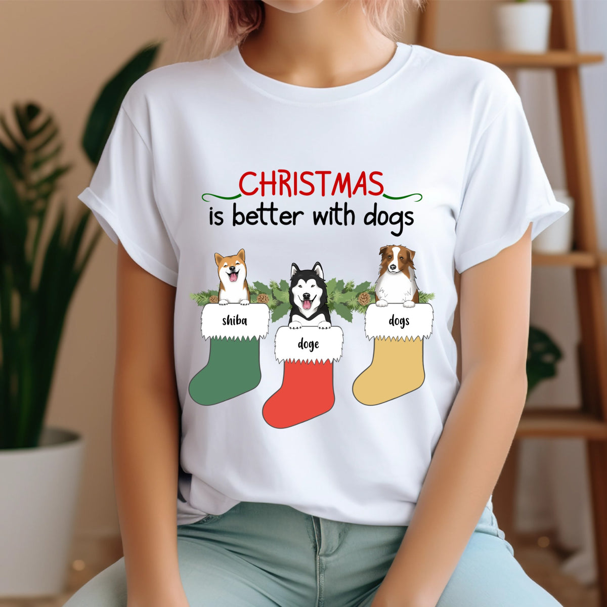 Custom Christmas T-Shirts, Matching Family Christmas T-Shirts, Cute Christmas T-Shirts for Men Women, Holiday T-Shirts, Christmas Gifts