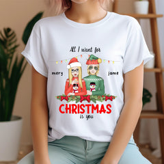 Custom Christmas T-Shirts, Matching Family Christmas T-Shirts, Cute Christmas T-Shirts for Men Women, Holiday T-Shirts, Christmas Gifts