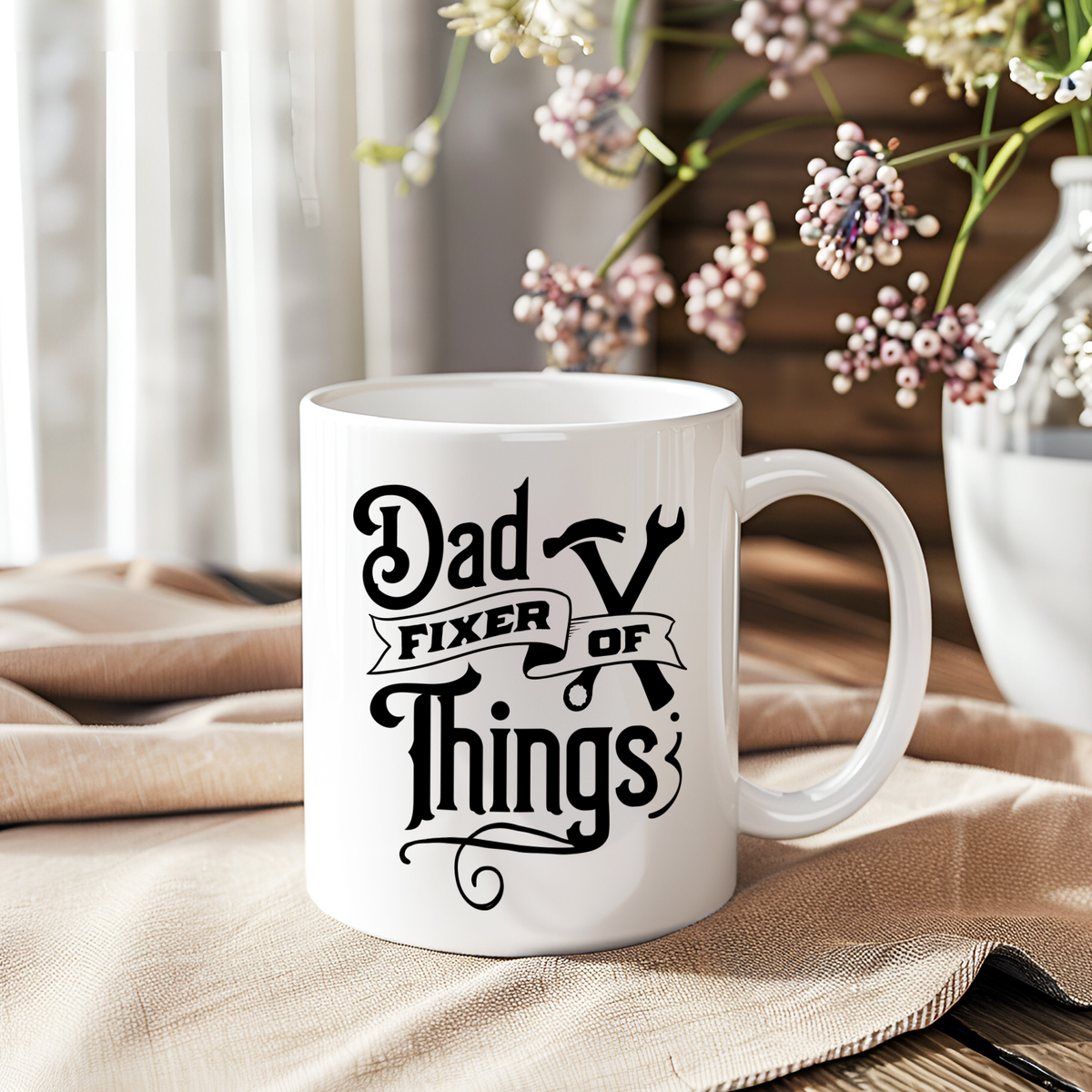 Gifts for Dad, Funny Fathers Day Gift Coffee Mugs for Dad, Awesome Dad Gifts, 12oz Novel Coffee Tea Mugs with Hilarious Pattern for Dad for Birthday Father's Day