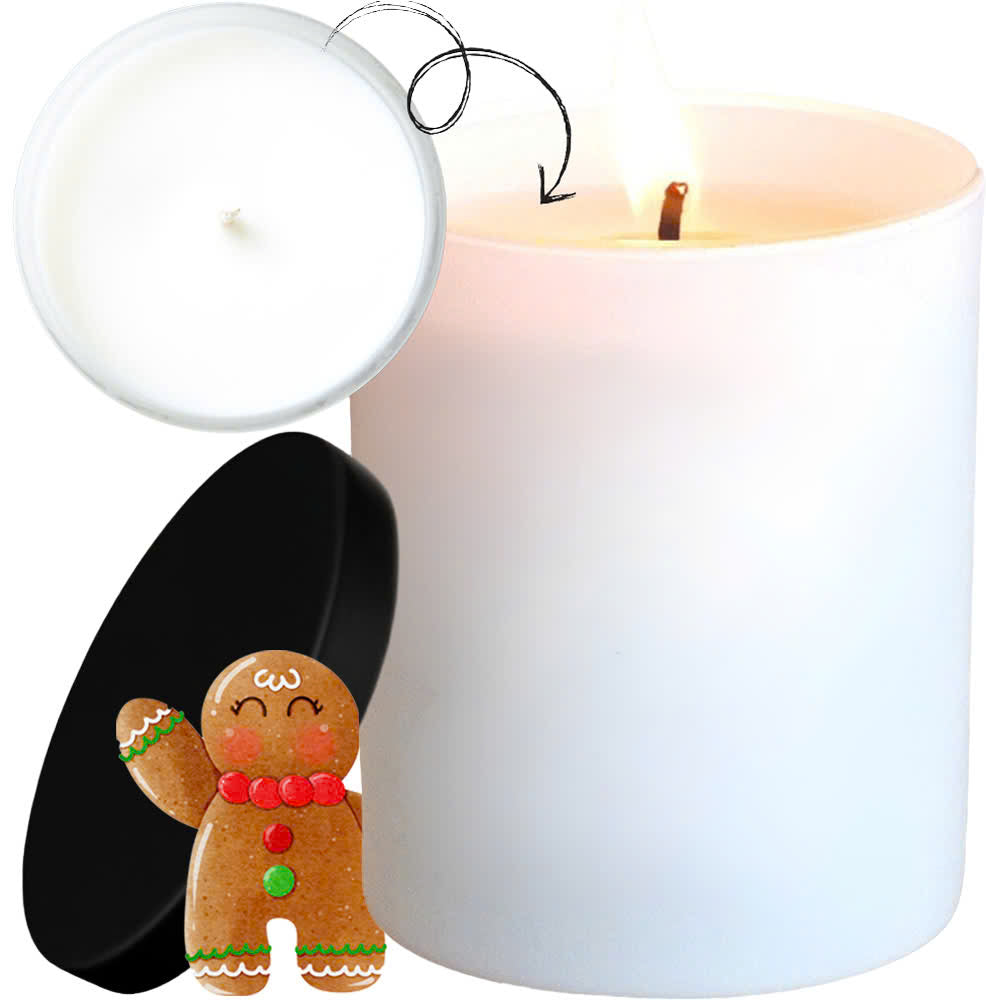 Custom scented candles, custom scented christmas candles, christmas gifts girl and boy, size 12 Oz - burn time up to 40h